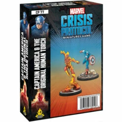 Atomic Mass Games Marvel Crisis Protocol: Captain America & The Original Human Torch -ATOMIC MASS GAMES Shop AMGCP77EN 4