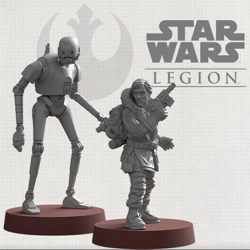 Fantasy Flight Games Star Wars: Legion - Cassian Andor & K-2SO Commander Expansion 3 Fantasy Flight Games Star Wars: Legion - Cassian Andor & K-2SO Commander Expansion - Image 3