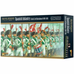 Black Powder: Napoleonic Wars - Spanish Infantry (2nd & 3rd Battalions) -ATOMIC MASS GAMES Shop WLG302411502 4