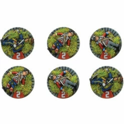 Black Powder Epic Battles: Waterloo - British Casualty Markers 8 Black Powder Epic Battles: Waterloo - British Casualty Markers -ATOMIC MASS GAMES Shop WLG312401002 3