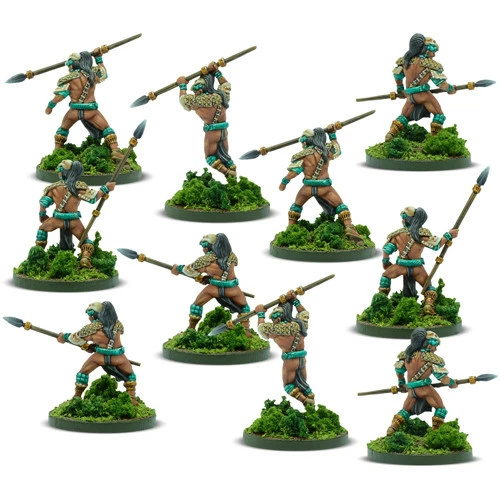 Mythic Americas: Maya - Calakmal Warriors W/ Spears 2 Mythic Americas: Maya - Calakmal Warriors W/ Spears - Image 2