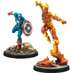 Atomic Mass Games Marvel Crisis Protocol: Captain America & The Original Human Torch