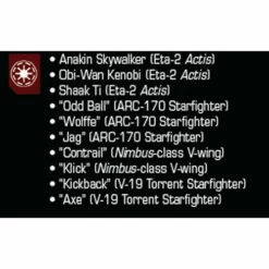 Atomic Mass Games Star Wars X-Wing 2E: Siege Of Coruscant Scenario Pack 7 Atomic Mass Games Star Wars X-Wing 2E: Siege Of Coruscant Scenario Pack -ATOMIC MASS GAMES Shop amgswz95en 3