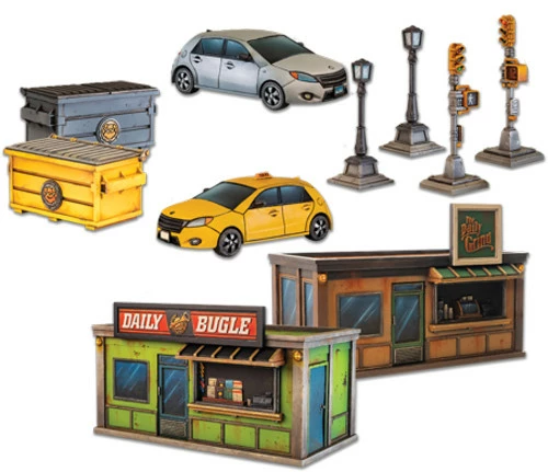 Atomic Mass Games Marvel Crisis Protocol: NYC Terrain Pack 1 Atomic Mass Games Marvel Crisis Protocol: NYC Terrain Pack