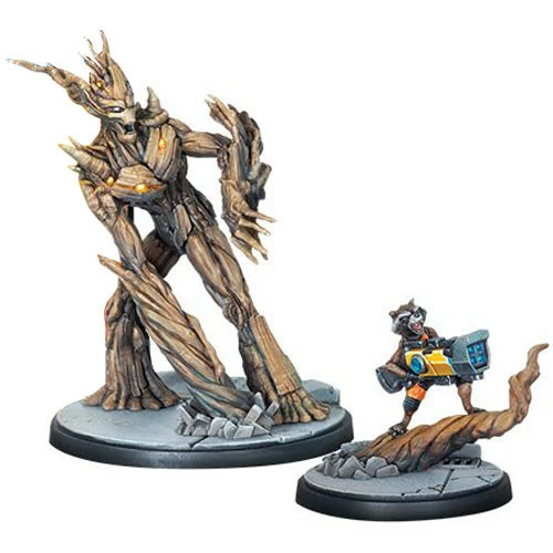 Atomic Mass Games Marvel Crisis Protocol: Rocket & Groot Character Pack 1 Atomic Mass Games Marvel Crisis Protocol: Rocket & Groot Character Pack