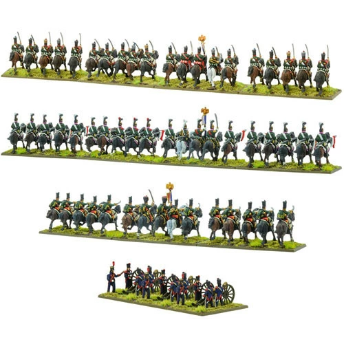 Black Powder Epic Battles: Waterloo - French Light Cavalry Brigade 2 Black Powder Epic Battles: Waterloo - French Light Cavalry Brigade - Image 2