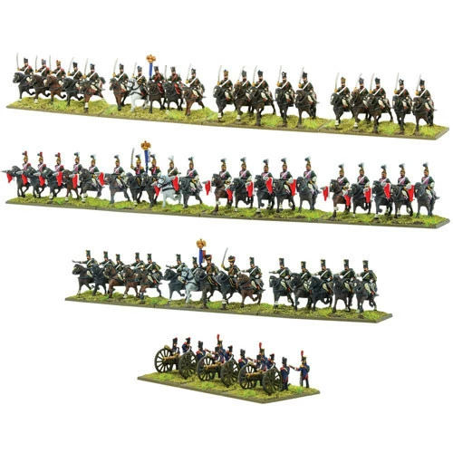 Black Powder Epic Battles: Waterloo - French Light Cavalry Brigade 1 Black Powder Epic Battles: Waterloo - French Light Cavalry Brigade