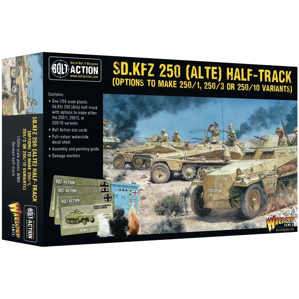 Bolt Action: German - Sd.Kfz 250 (Alte) Half-Track (250/1, 250/3, Or 250/10) 1 Bolt Action: German - Sd.Kfz 250 (Alte) Half-Track (250/1, 250/3, Or 250/10)