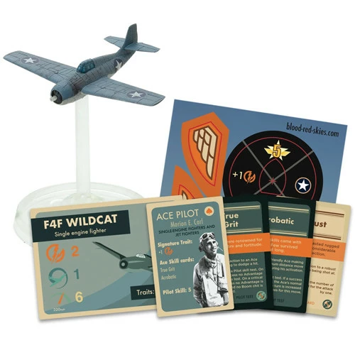 Blood Red Skies: US - Ace Pilot Marion E Carl (Preorder) 1 Blood Red Skies: US - Ace Pilot Marion E Carl (Preorder)